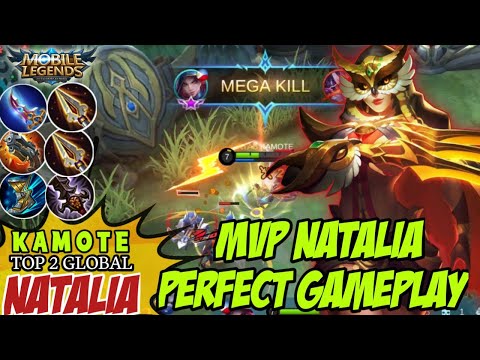 MVP Natalia Gameplay | Top 2 Global Natalia by KAMOTE | Mobile Legends : Bang Bang