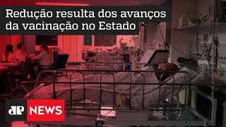 São Paulo registra queda de 90% nas internações por Covid-19