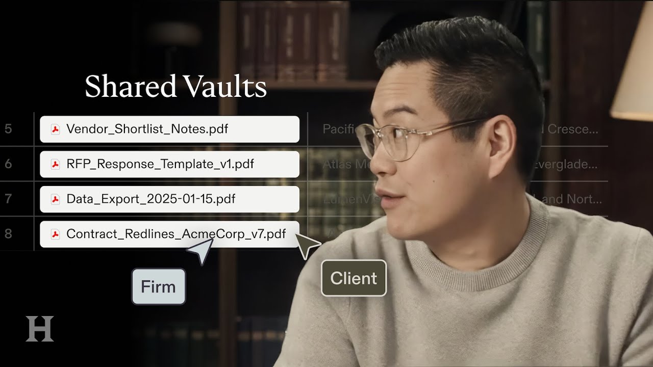 Shared Vaults Tutorial: Secure Client Collaboration in Harvey video thumbnail