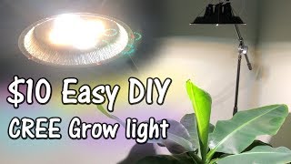 The $10 DIY Cree Pie-Tin Dimmable LED Grow Light