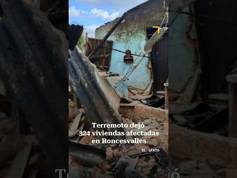 Terremoto en Roncesvalles dejó 324 viviendas afectadas, un colegio y el polideportivo en riesgo