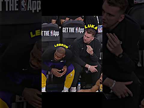 LeBron & Luka reaction to Bronny's first NBA three 😬🔥