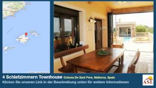 preview picture of video '4 Schlafzimmern Townhouse zu verkaufen in Colonia De Sant Pere, Mallorca, Spain'