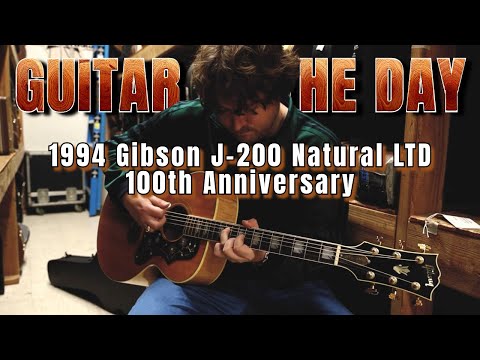 1994 Gibson J-200 Natural LTD 100th Anniversary | Guitar of the Day
