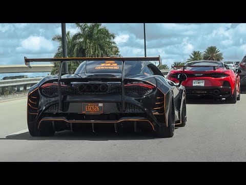 SUPERCARS BLASTING | SF90 XX, Ford GT, Bugatti Veyron | MANSION Rally to Supercar Saturdays Florida
