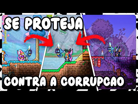 HOW TO PREVENT THE ADVANCE OF CORRUPTION AND CRIMSON ON YOUR MAP – TERRARIA 1.4.4.9 - MIMOSINHA