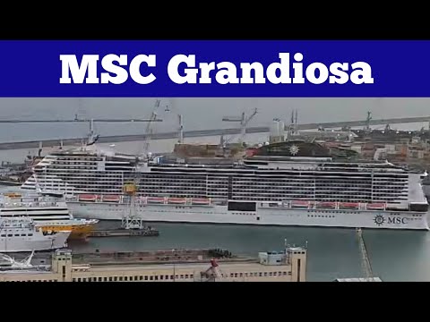 Thumbnail for cruise ship MSC Grandiosa leaving Genoa