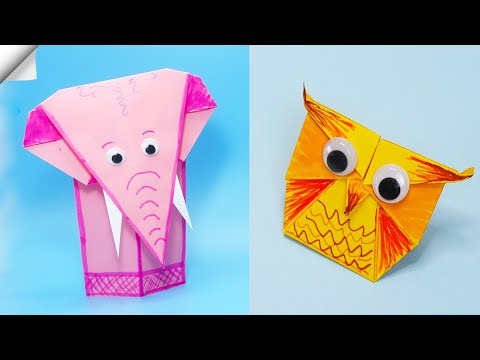 6 DIY paper crafts Moving paper TOYS Easy paper crafts
