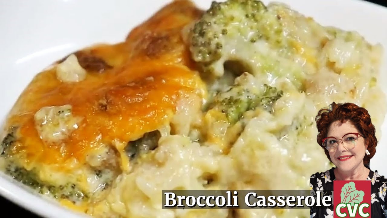 Old Fashioned Broccoli Casserole - From Scratch No Canned Soups