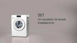 Miele Cómo actuar ante un lavado insatisfactorio en la lavadora WWV980 WPS anuncio