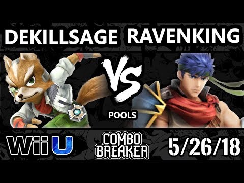 Combo Breaker 2018 Smash 4 - Echo Fox | dekillsage (Fox) Vs. Ravenking (Ike) - Wii U Pools