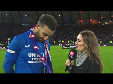 Rangers' Connor Goldson on winning the Viaplay Cup final