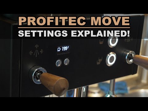 Profitec Move Settings EXPLAINED & Pre-Infusion Demo