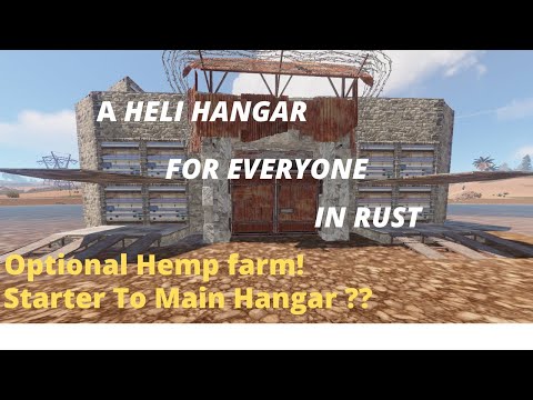 Rust- A Heli Hangar Everyone Should know | + GIVEAWAY Rust Building 4.0 July 2020