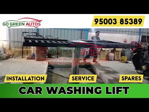 Single Post Hydraulic Car Washing Lift