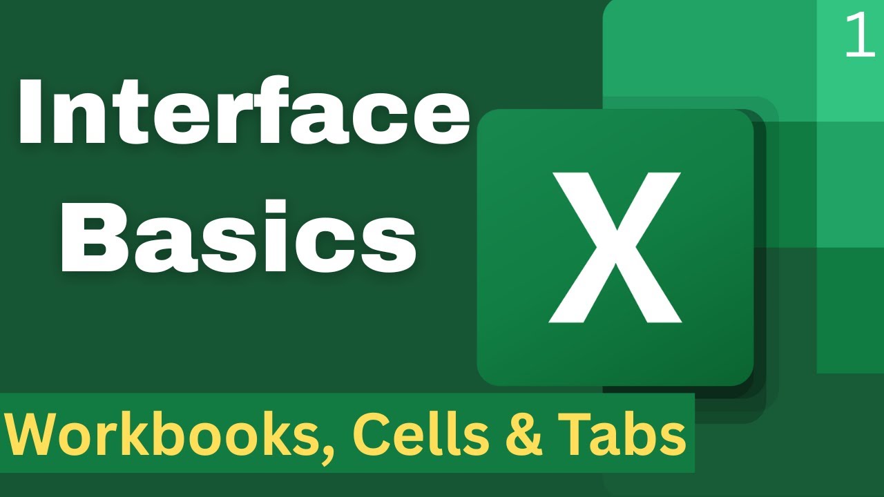 Excel Interface Explained | Beginner Tutorial on Workbooks, Worksheets & Cells