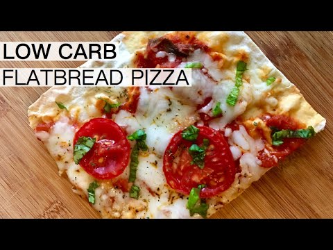 AMAZING LOW CARB FLATBREAD PIZZA RECIPE | easy, healthy, and delicious