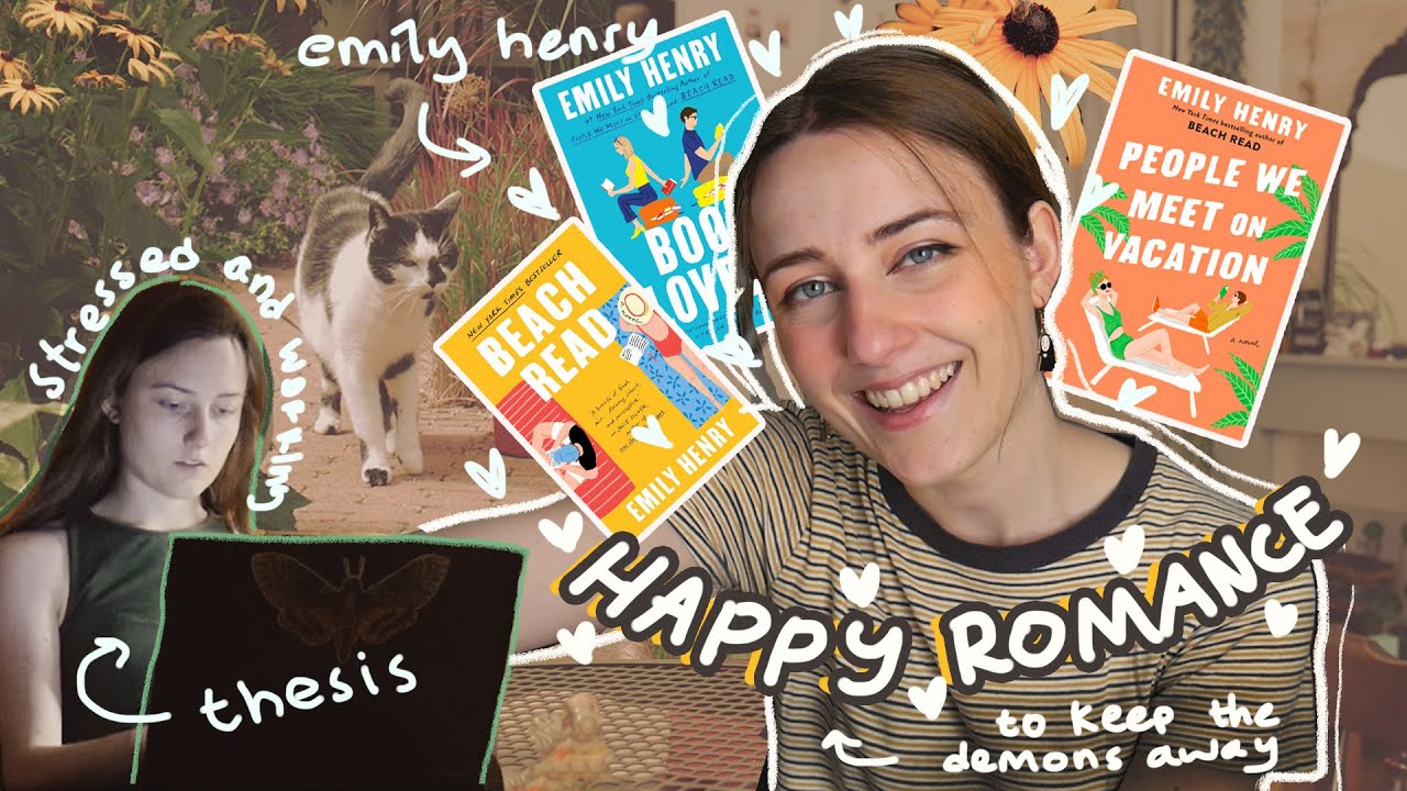 reading tiktok romance books instead of working on my thesis (reading vlog)