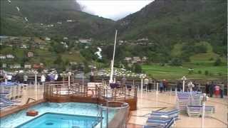 preview picture of video 'Queen Victoria 'Fjords & Waterfalls II' Cruise - Day 5 (Geiranger) 17/07/2012'