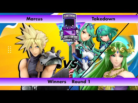 Flynn's Arcade 074 Winners Round 1 - Marcus (Cloud) vs Takedown (Pyra Mythra Palutena) SSBU Tourney