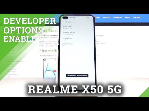 How to Enable Developer Options in REALME X50 5G – Turn On Advanced Mode
