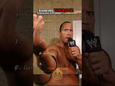 The Rock’s Funniest Language Moments 🤣 WWE Shorts | ECW | WWF