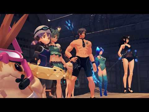 Xenoblade Chronicles 2 Swimsuit Edition Cutscene 161 - Reaching Elysium