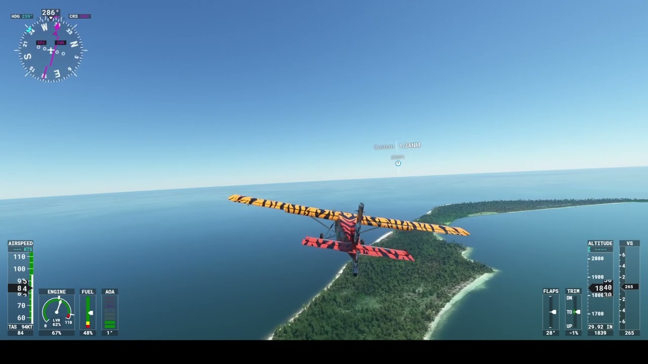 MS Flight Simulator - Niau-Kaukura, French Polynesia 001