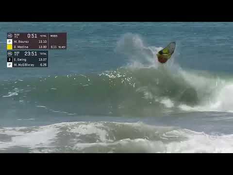 Melhores Momentos: H1 R32 Gabriel Medina x Michel Bourez 11-8-2021
