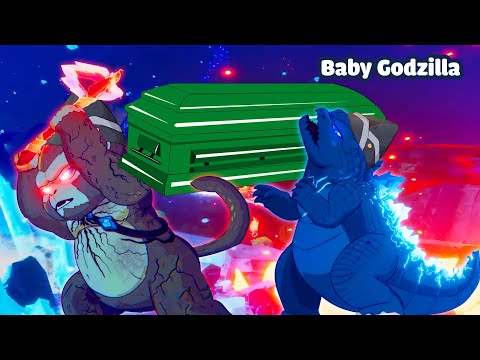 Baby Godzilla vs Demon Kong || Coffin Dance Song Meme Cover