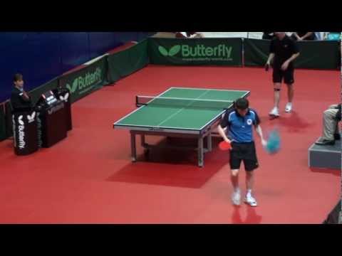 Table tennis. Grigory Vlasov - Alexey Liventsov 27.04.2012