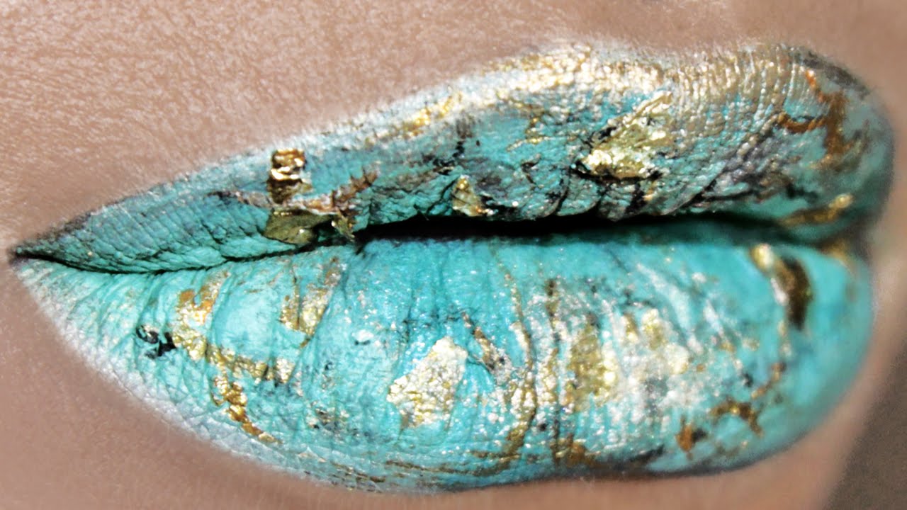 LIP ART MAKEUP - Turquoise Stone Inspired Tutorial thumnail