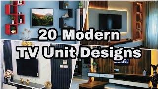 20 Modern TV unit Designs | @home  #home  #tvunitdesign  #louvor