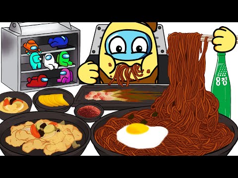 JJAJANGMYEON MUKBANG - ANIMATION MUKBANG #7 | GH'S ANIMATION