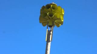 preview picture of video '2t22A Tornado Siren Test at Jones and Broadway 2-3 Min. Test'