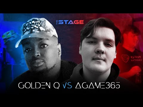 Golden Q vs AGame365 - The Stage | #TheStageONE (BATTLE RAPPER THROWS UP MID ROUND)