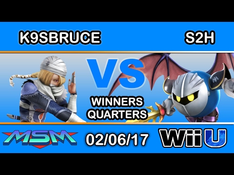 MSM 84 - K9sbruce (Sheik) Vs. FD | S2H (Meta Knight) Winners Quarters - Smash Wii U