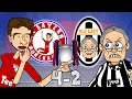 BAYERN MUNICH vs JUVENTUS 4-2 (UEFA Champions League 2016 Cartoon Parody Goals Highlights)