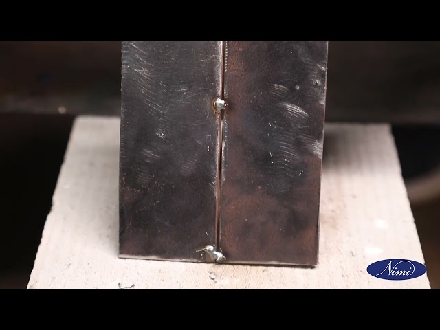 Butt Weld - Square butt joint on M.S Sheet 3mm thick in flat position
