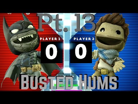 Little Big Planet 3: Pt. 13 - Air Hockey! - Busted Hums