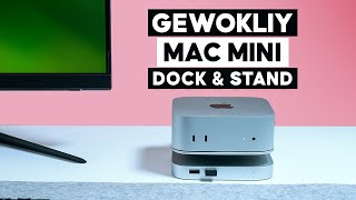 GEWOKLIY 40Gbps Mac mini M4 Dock & Stand Review - A Must Have Desk Companion!