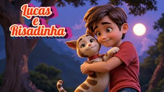 👉História Infantil | 🐱 ENCONTREI MEU GATO! 🎉 Lucas e Risadinha 