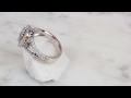 video - Vintage Split Twist Engagement Ring
