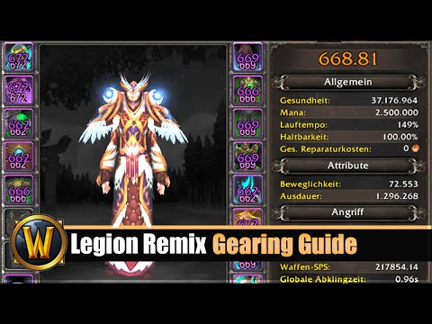 Legion Remix: Gearing Guide - Fast to Max Illvl