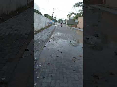 Av Beira Mar de Ponta de Pedras após a chuva de hoje 17/05.