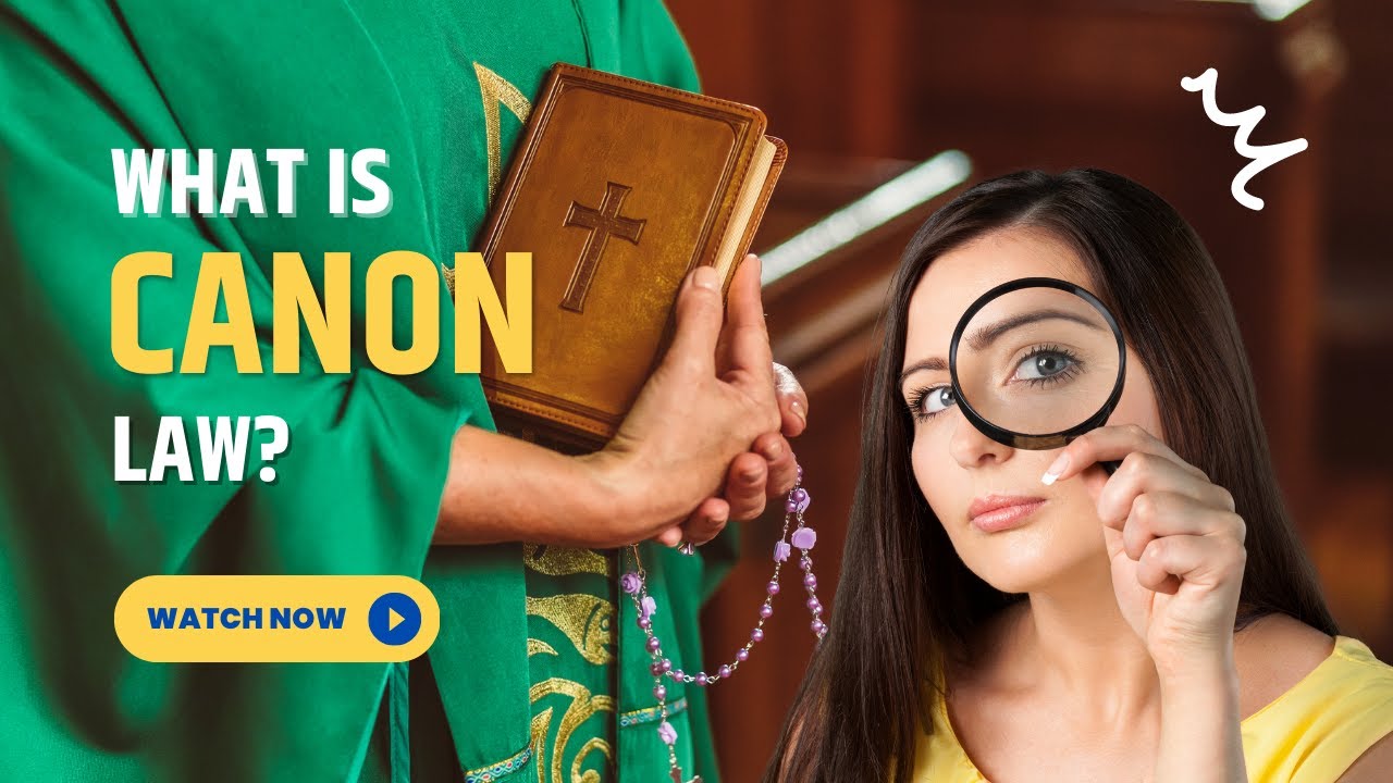 What is Canon Law - SHORT 2 Minutes Explanation!