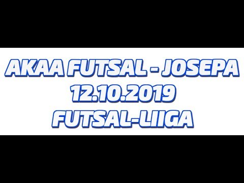 12.10.2019 AKAA FUTSAL - JOSEPA FUTSAL-LIIGA