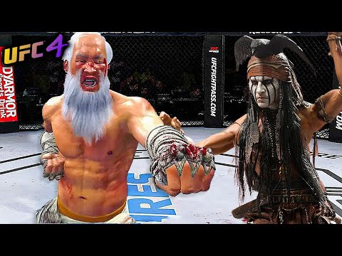 Old Bruce Lee vs. Tonto (EA sports UFC 4)