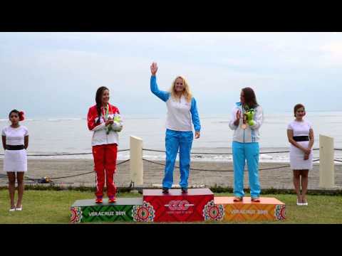 Philipine van Aanholt ceremonia di premiacion