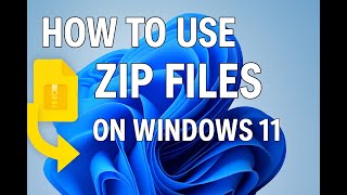 YouTube Thumbnail for How to use zip files on windows 11
